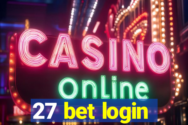 27 bet login